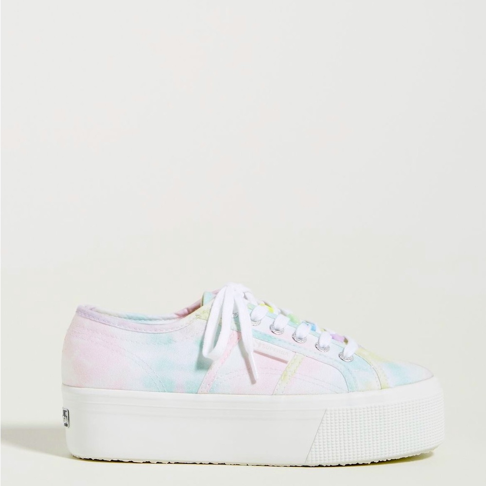 Superga 2790 Tie Dye Platform Sneakers